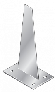 Shark finge base plate